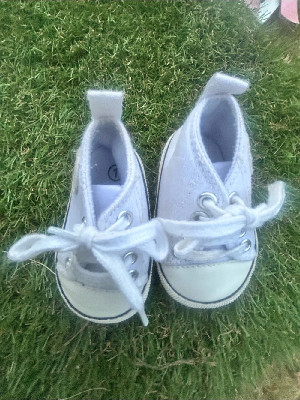 Converse Chuck Taylor First Star Infant High Top Shoe - Size: US 1,